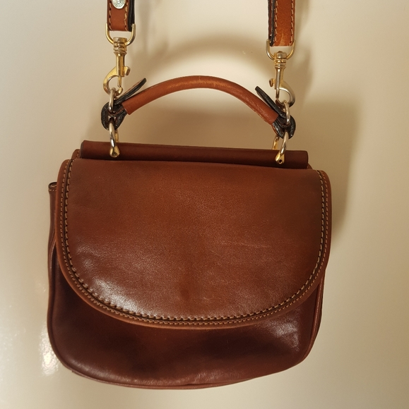VINTAGE Genuine Italian Leather Bag - Picture 3 of 10